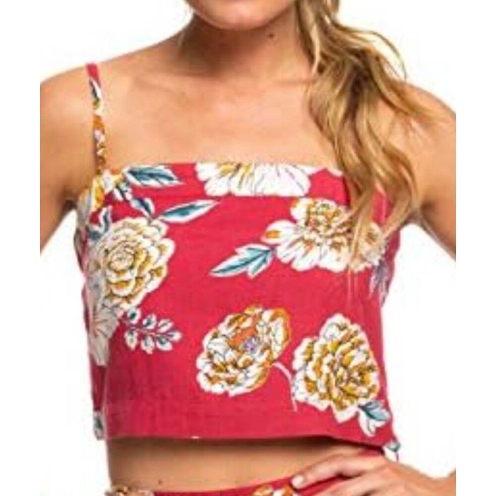 Roxy Floral Crop Top XL
